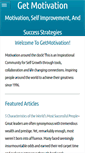 Mobile Screenshot of getmotivation.com